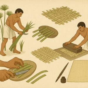 パピルスの作り方と工程｜植物から紙になるまで