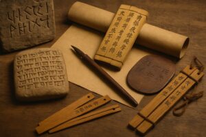 文字と記録のはじまり：紙以前の「媒体たち」
