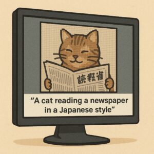 AIが描く“ピクセルの版”──情報そのものが印版となる時代